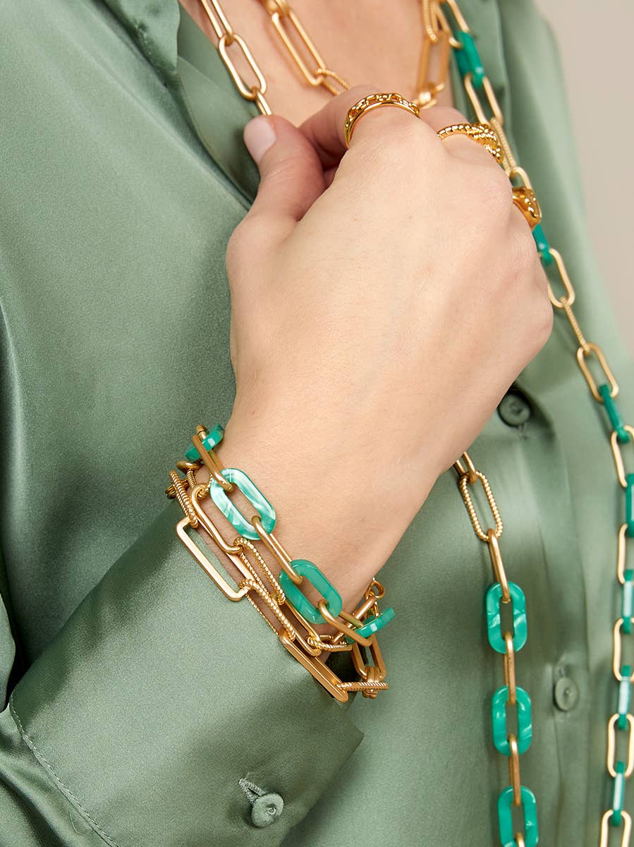 Classic & Rope Links Bracelet