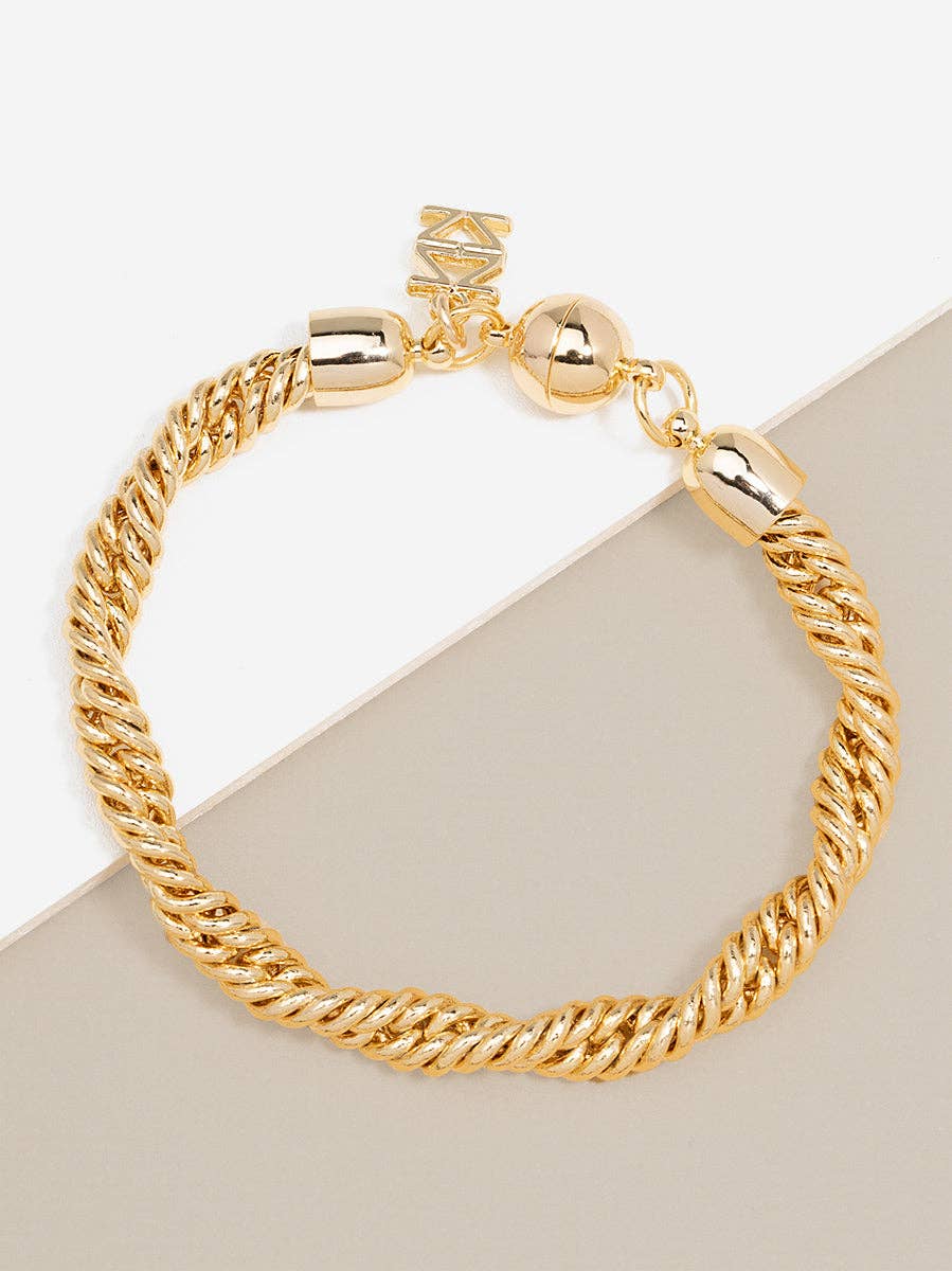 Braided Twisting Links Bracelet